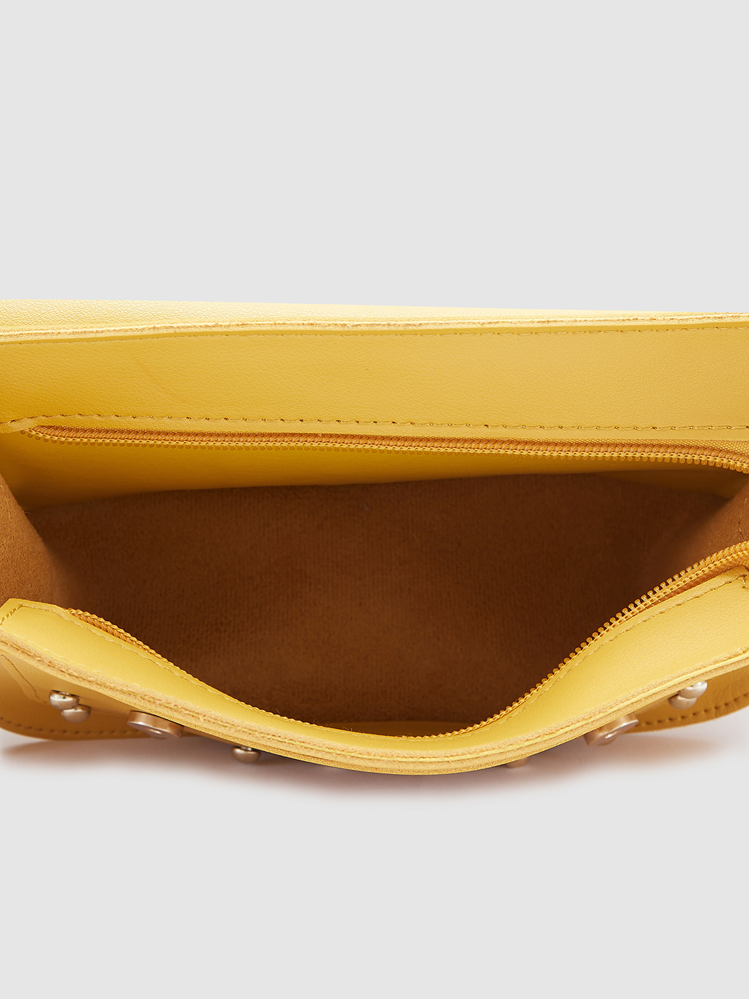 Globus Women Mustard Solid Sling Bag