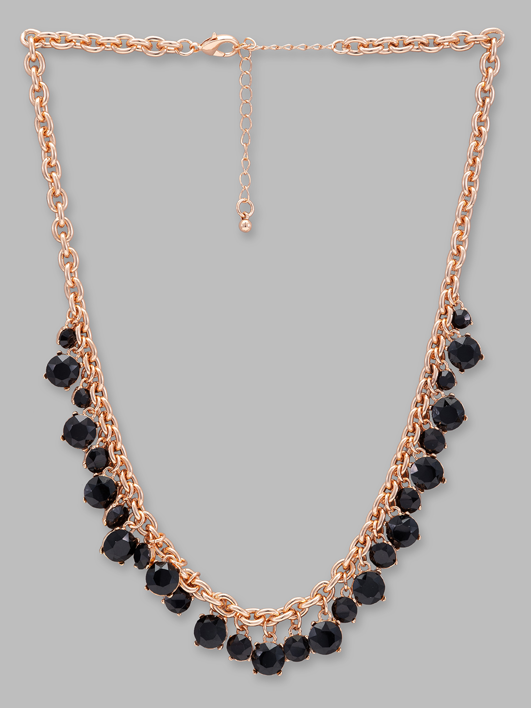 Globus Women Rose Gold-Plated Statement Necklace