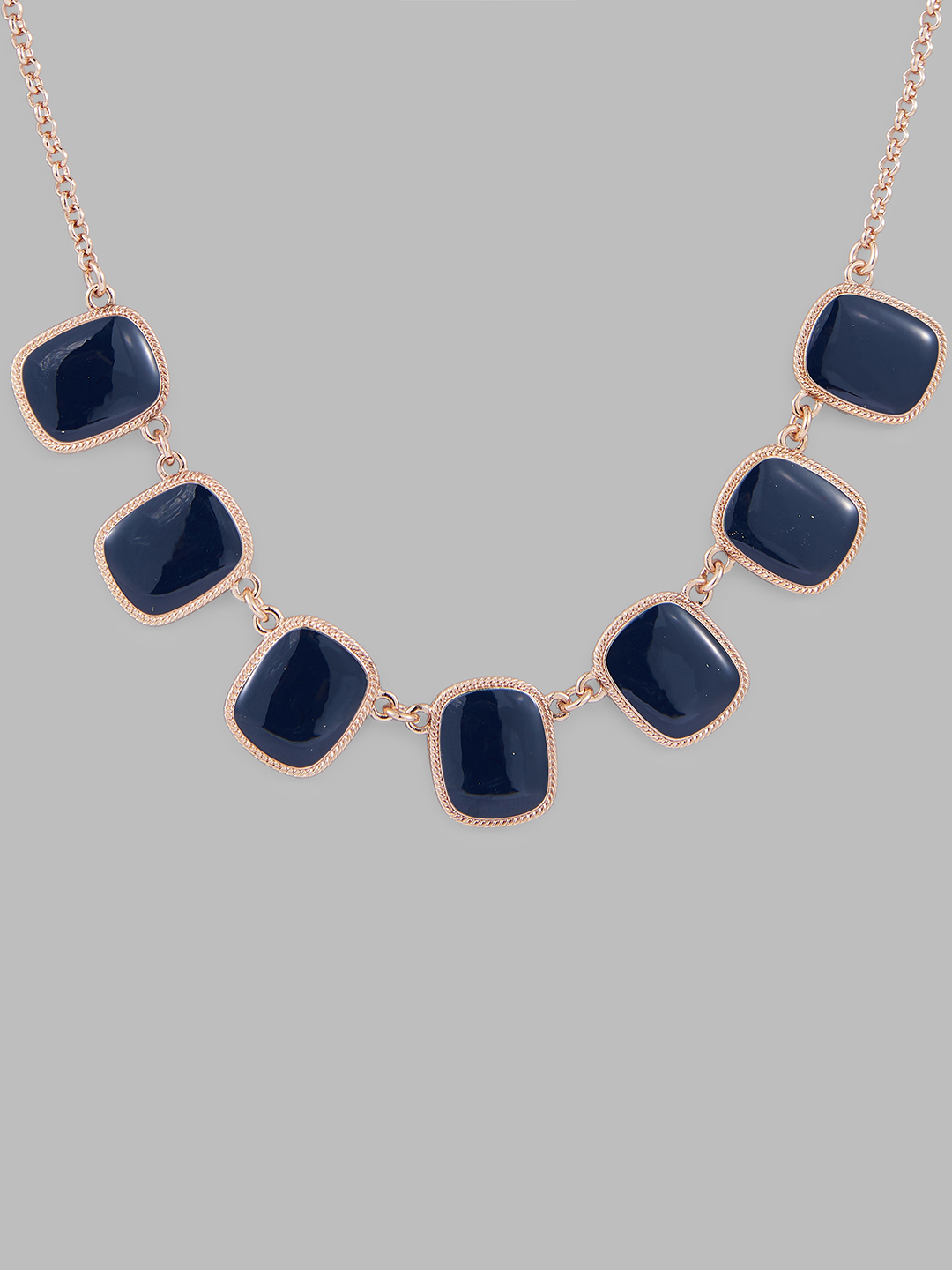 Globus Women Rose Gold-Plated Statement Necklace