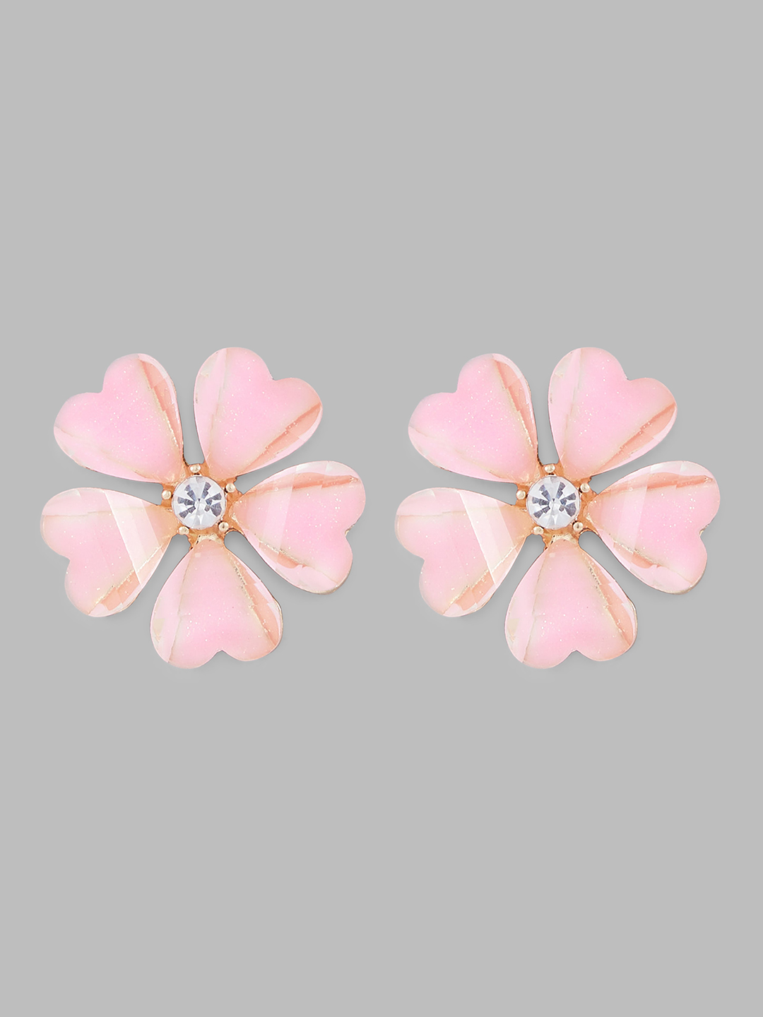 Globus Women Gold-Plated Floral Studs