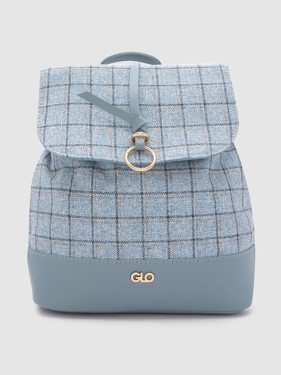 Globus Women Blue Textured Backpack