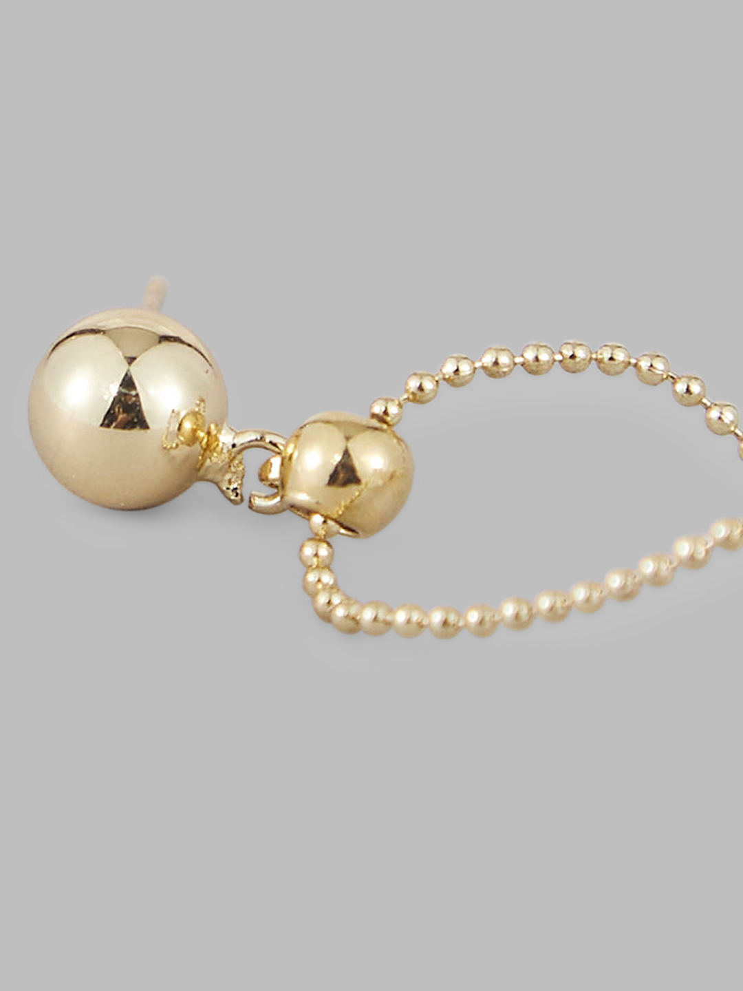 Globus Women Gold-Plated Floral Drop Earrings