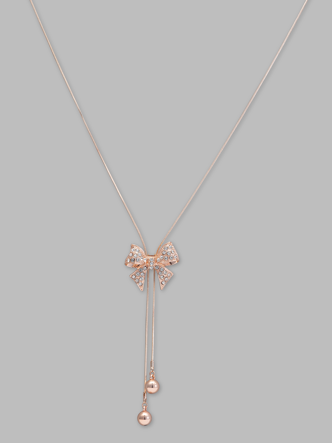 Globus Women Rose Gold-Plated Minimal Necklace