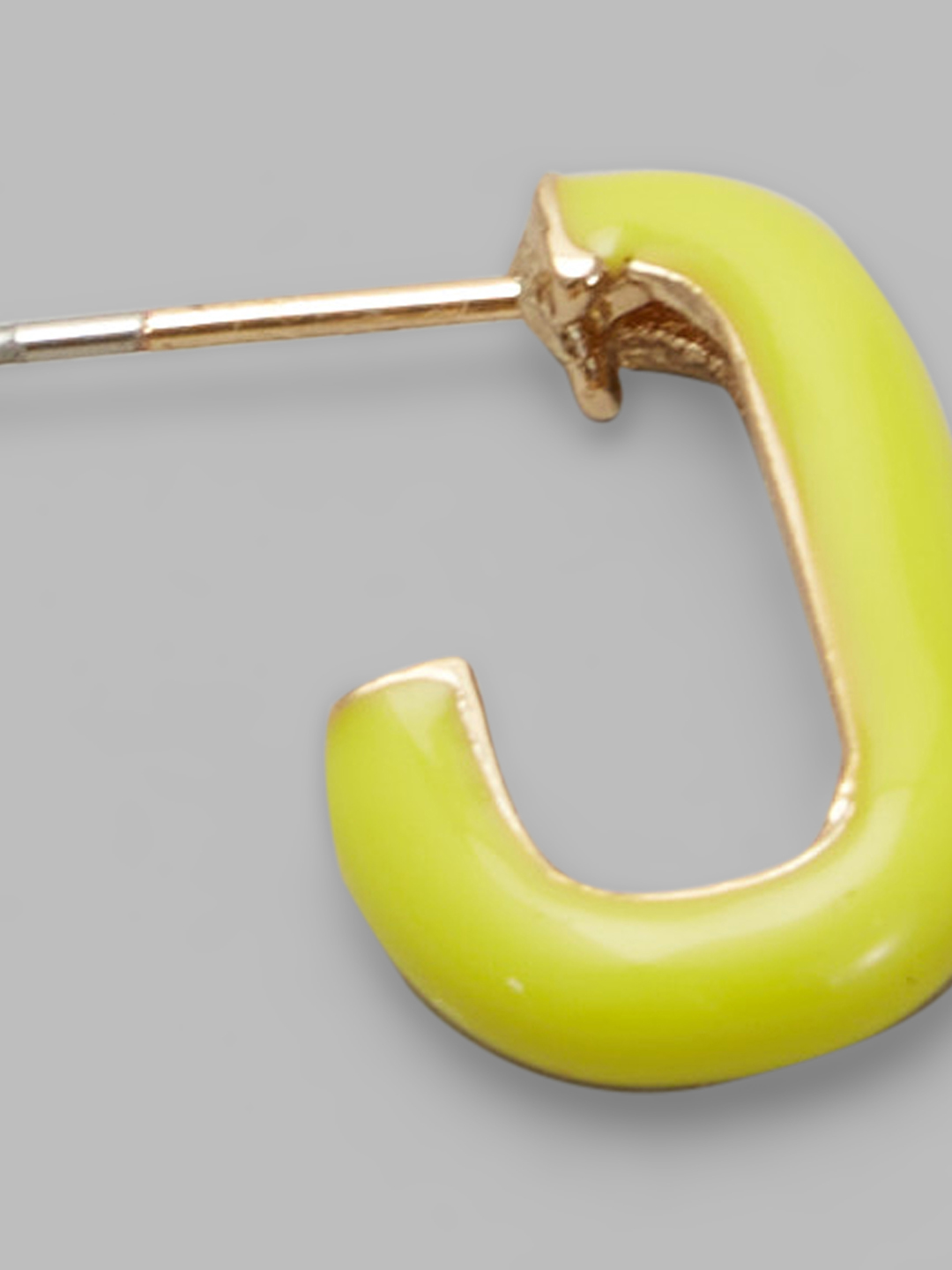 Globus Women Gold-Plated Geometric Hoop Earrings