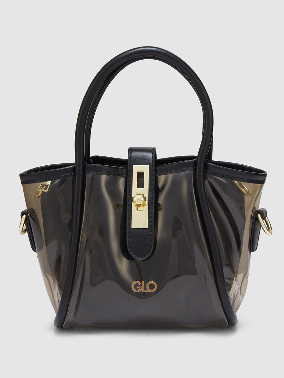 Globus Women Black Solid Party Handheld Bag