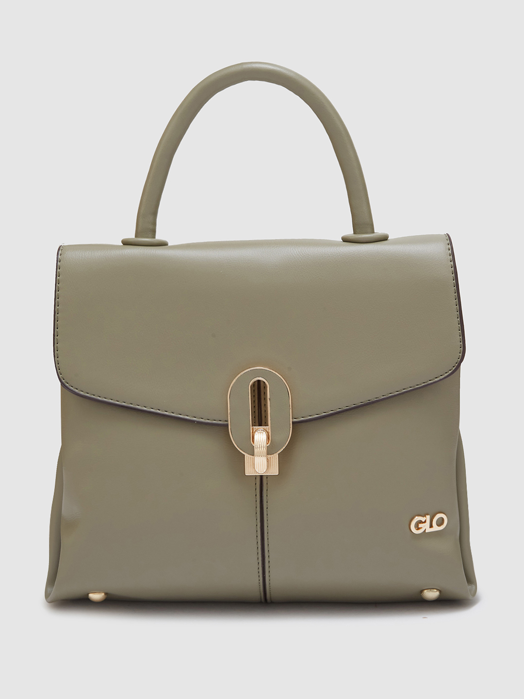Globus Women Olive Solid Casual Handheld Bag