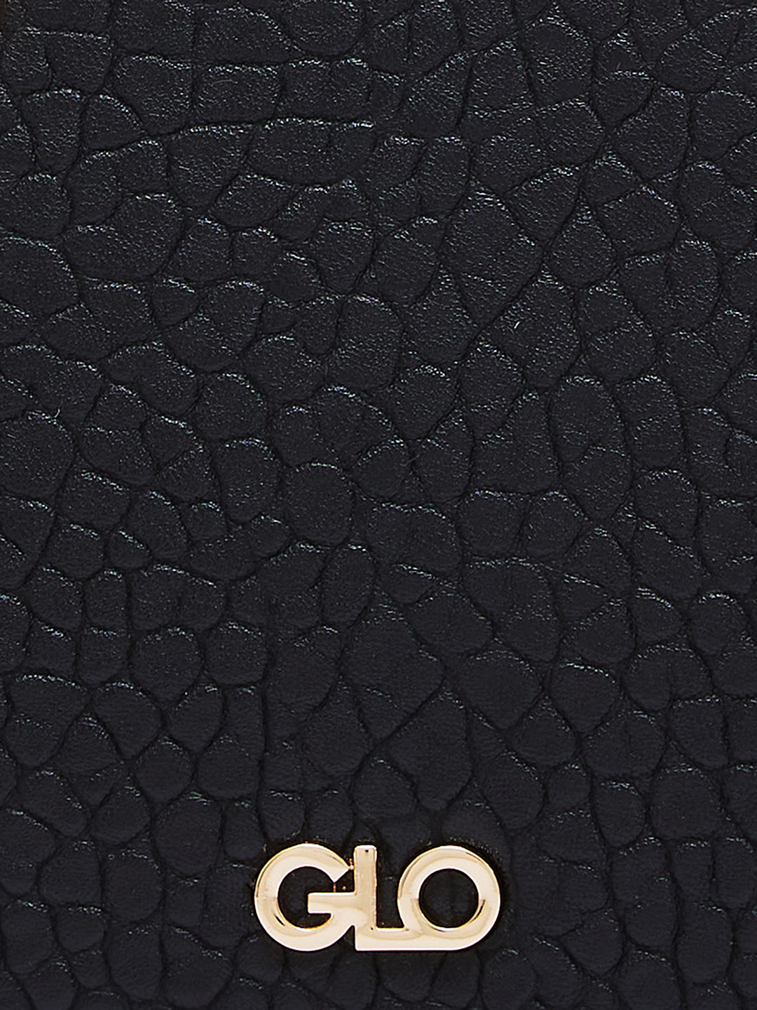 Globus Women Black Textured Casual Handheld Bag
