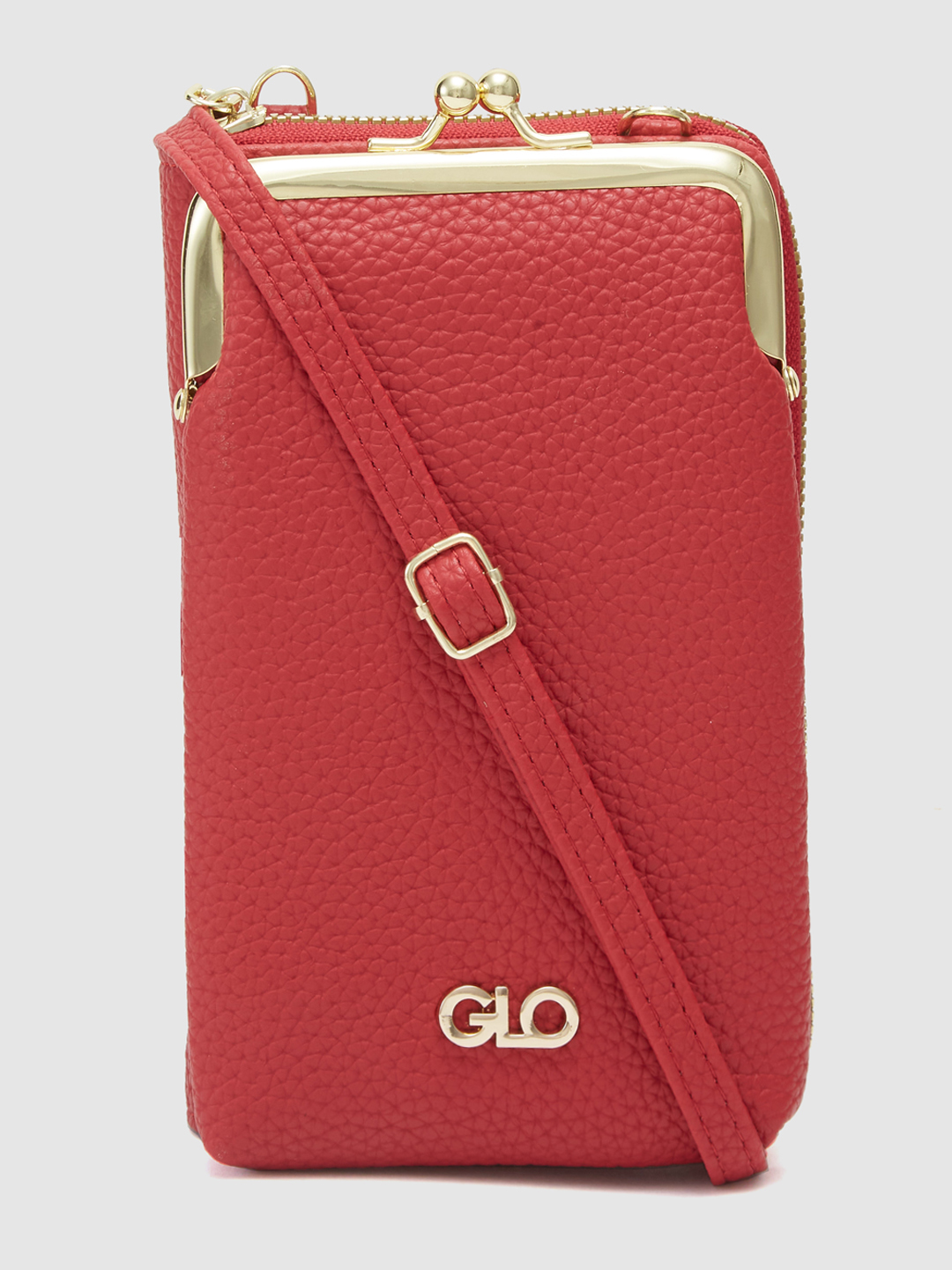 Globus Women Red Textured Casual Sling Bag