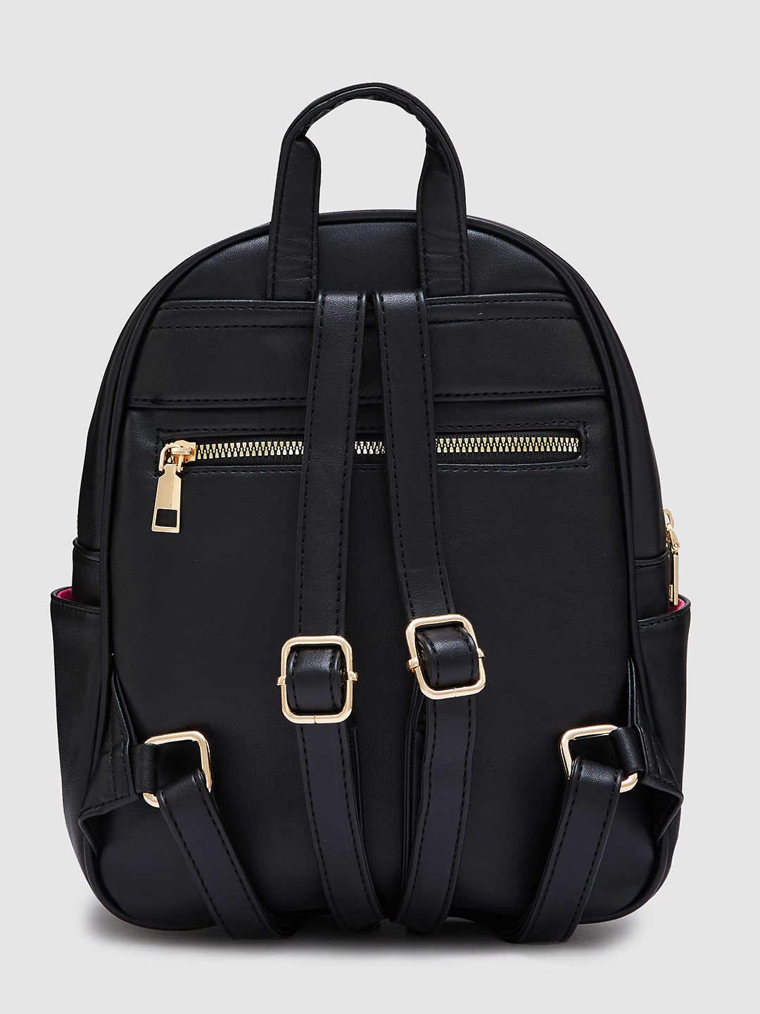 Globus Women Black Solid Smart Casual Backpack