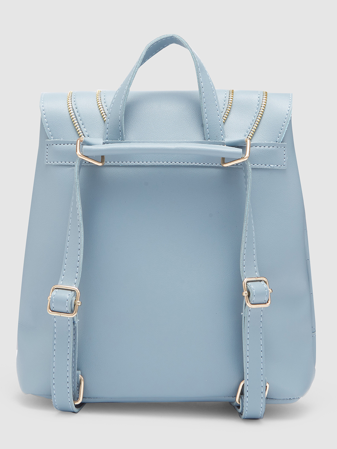 Globus Women Blue Solid Backpack