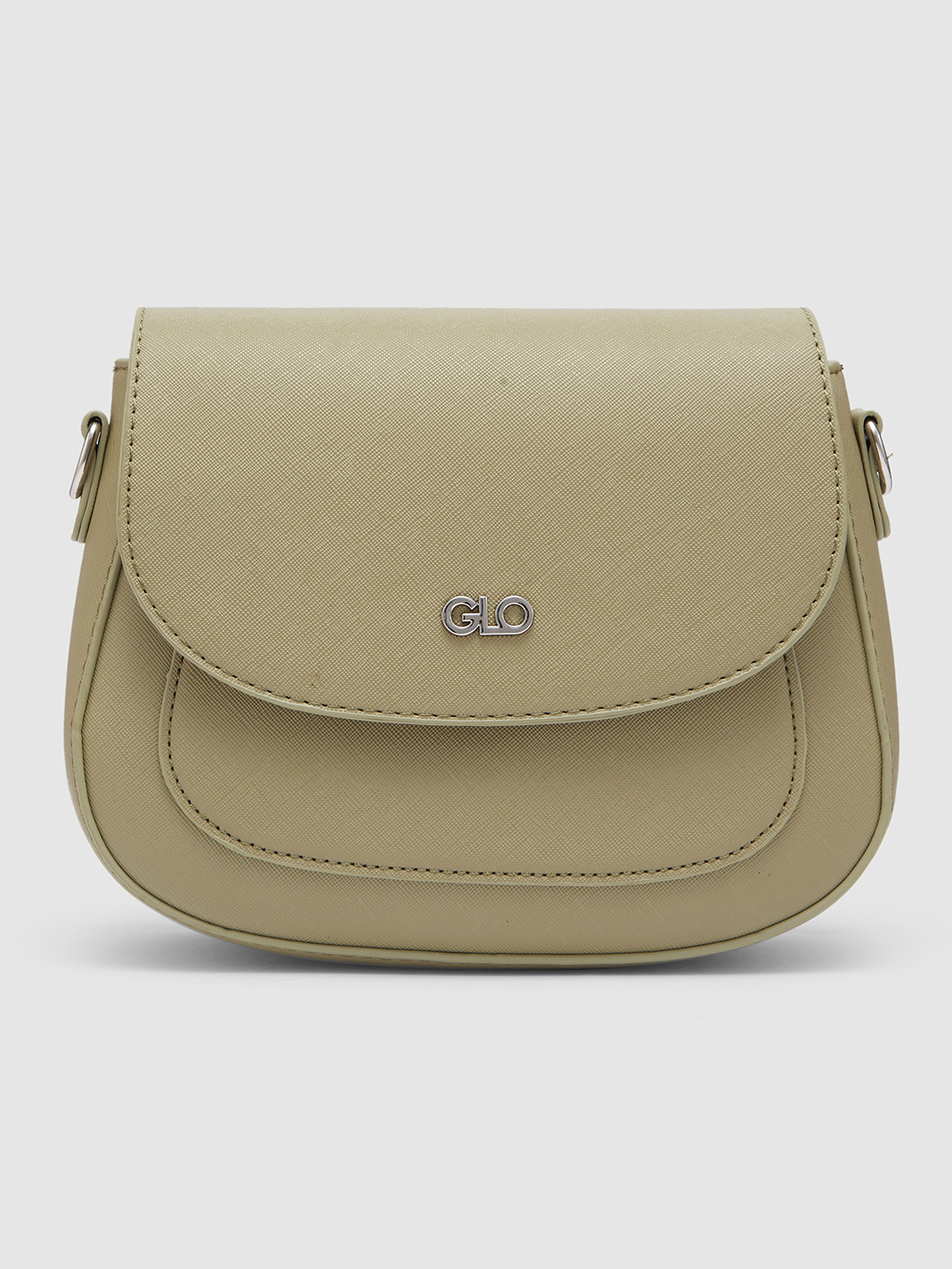 Globus Women Olive Solid Sling Bag