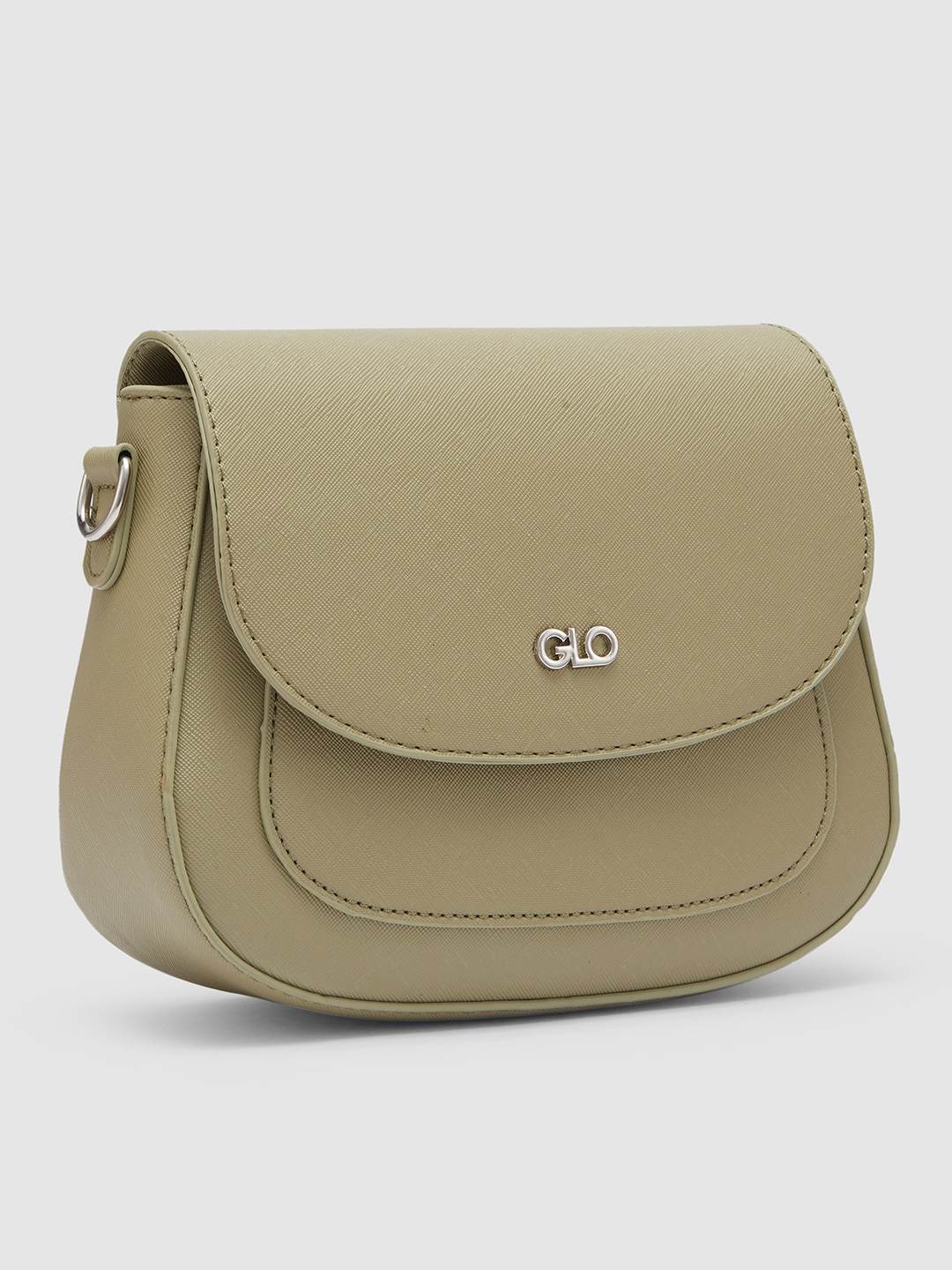 Globus Women Olive Solid Sling Bag