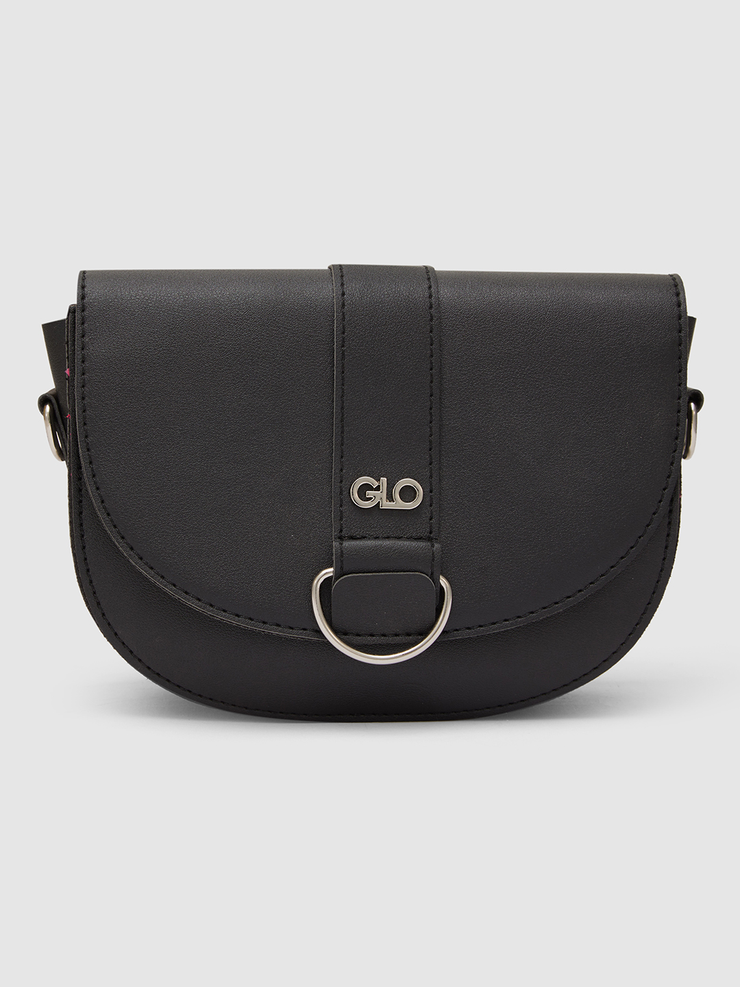 Globus Women Black Solid Sling Bag
