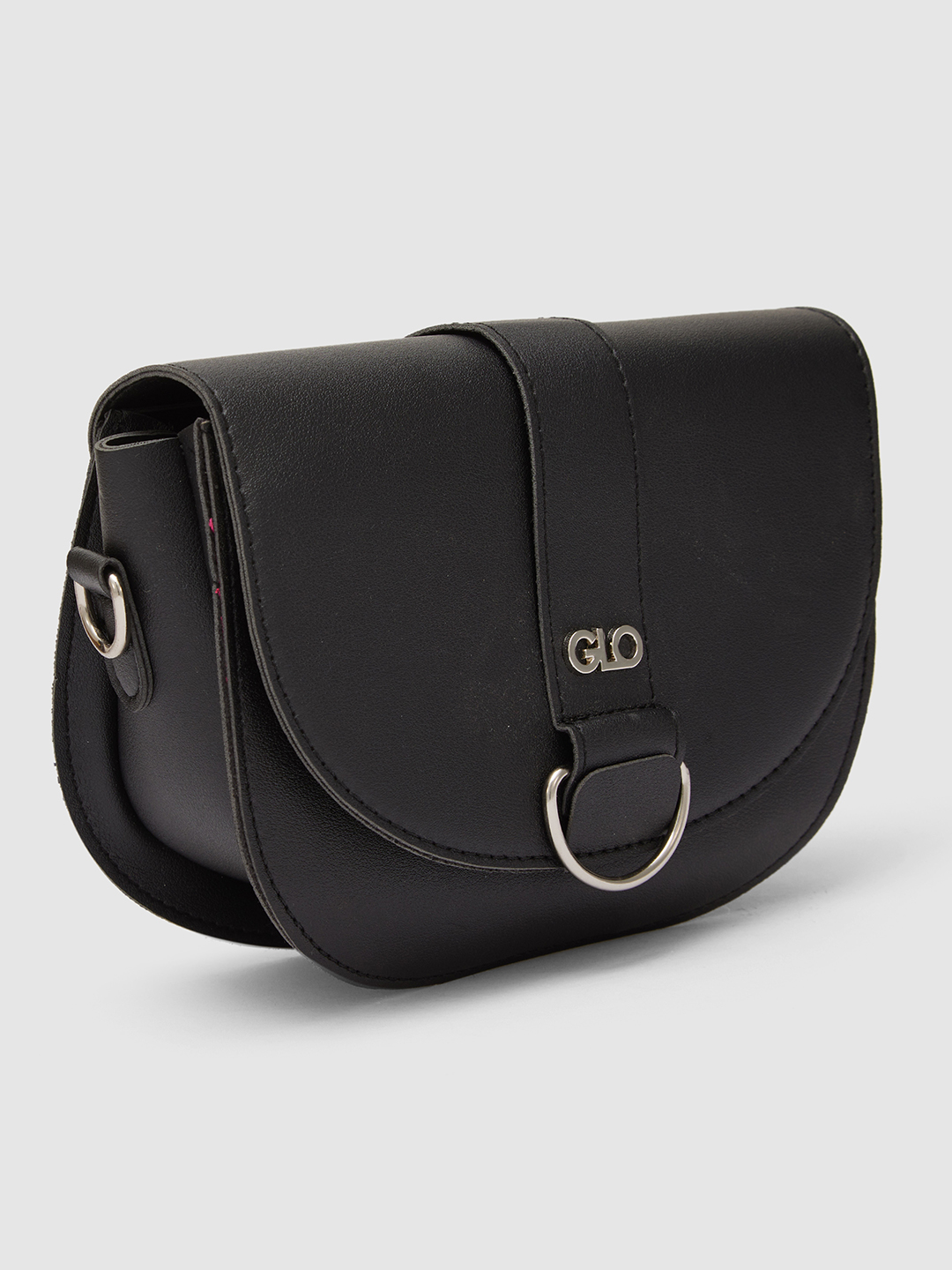 Globus Women Black Solid Sling Bag