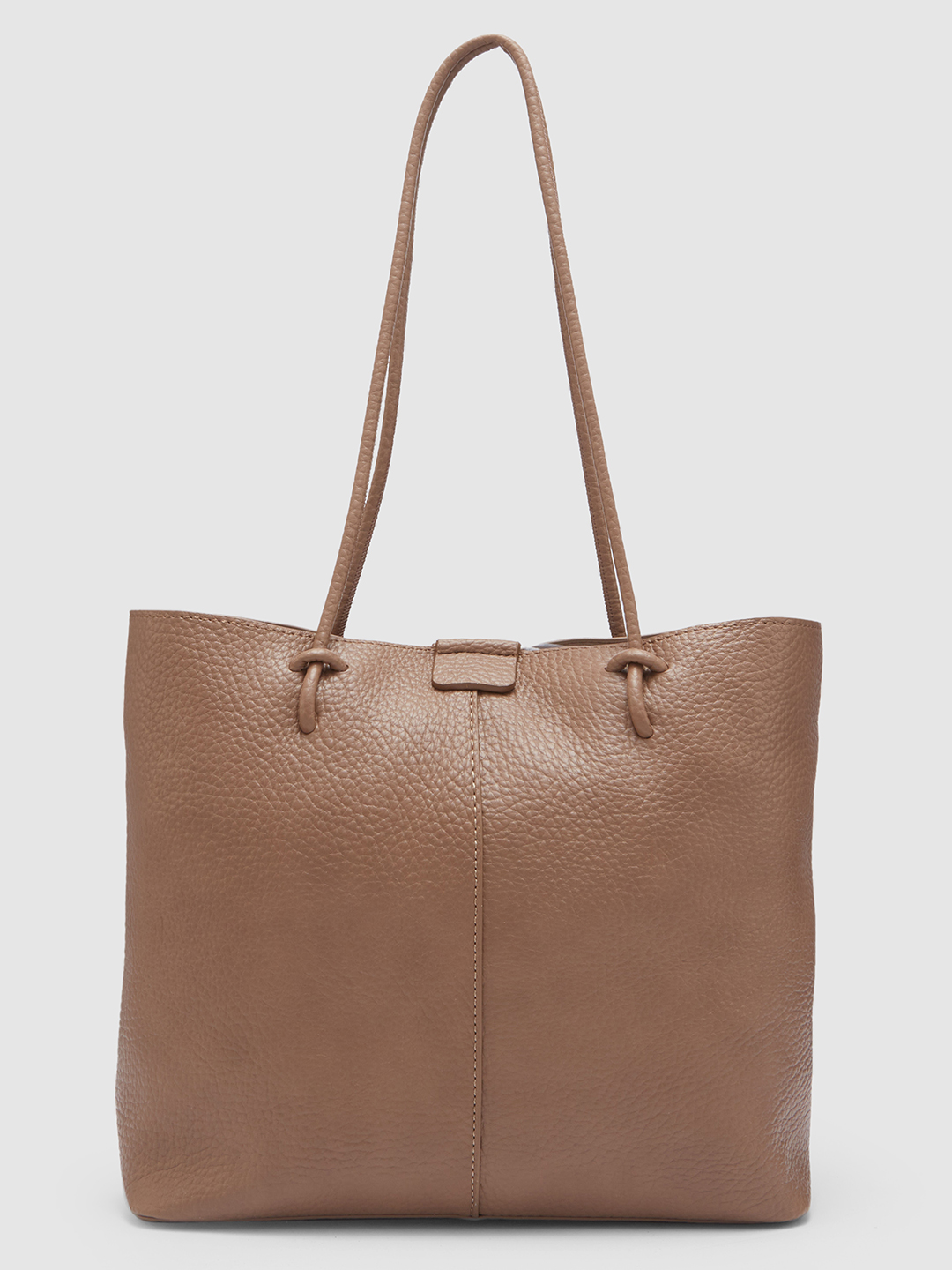 Globus Women Brown Textured Tote Bag