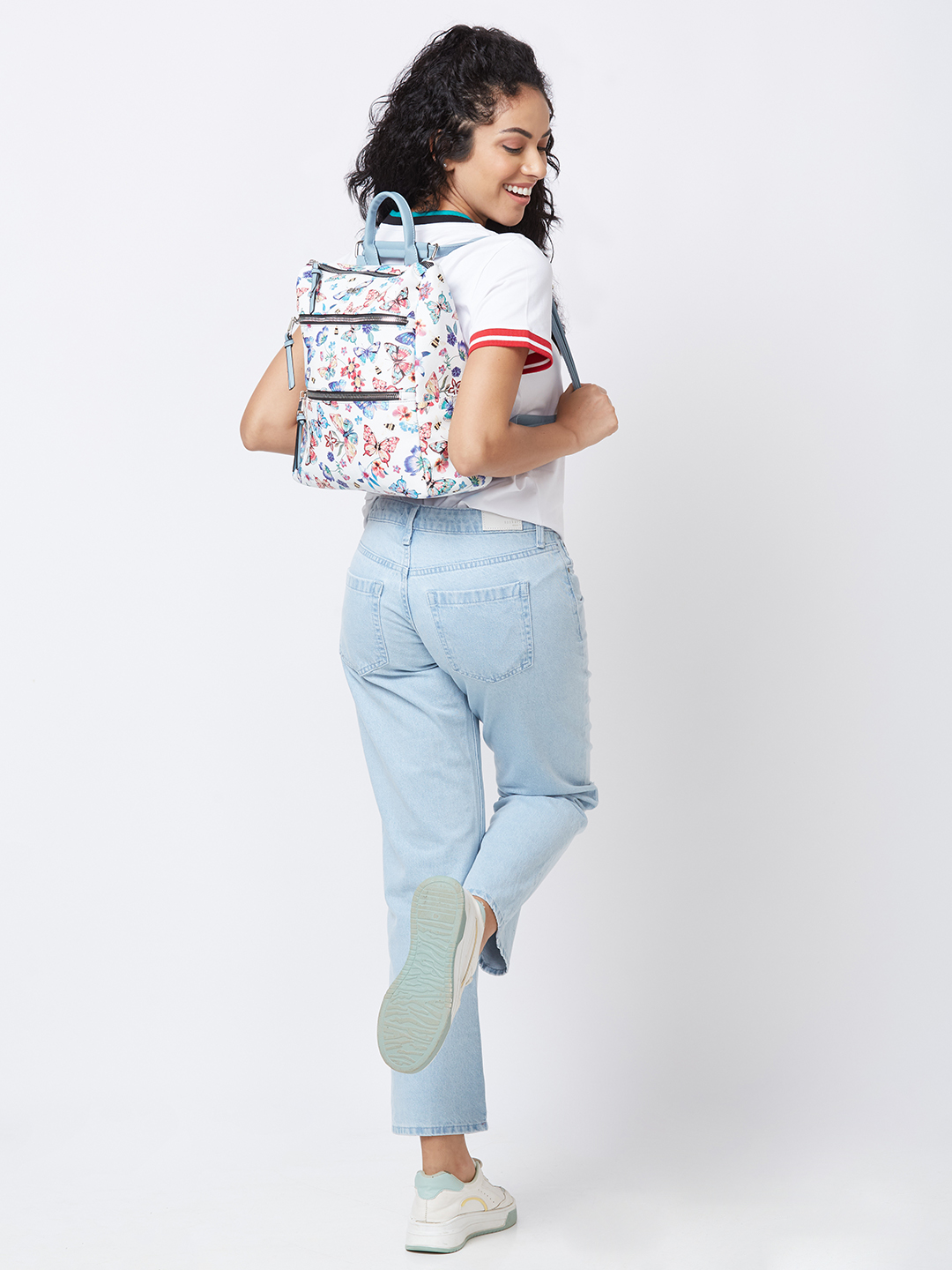 Globus Women Multi Print Smart Casual Backpack