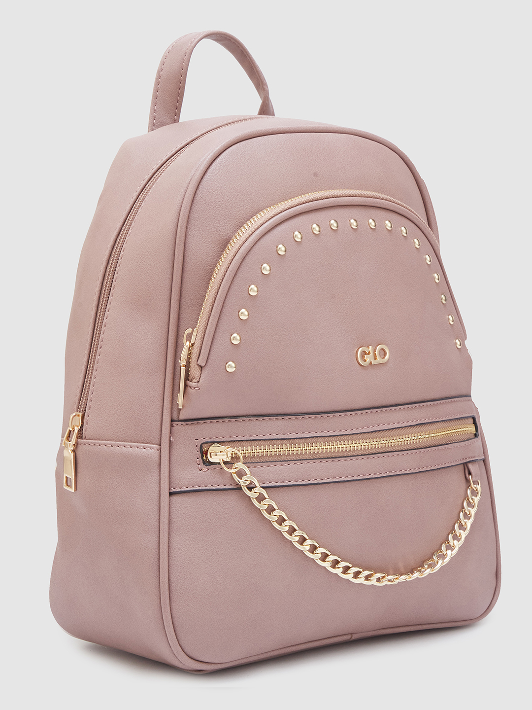 Globus Women Taupe Solid Smart Casual Backpack