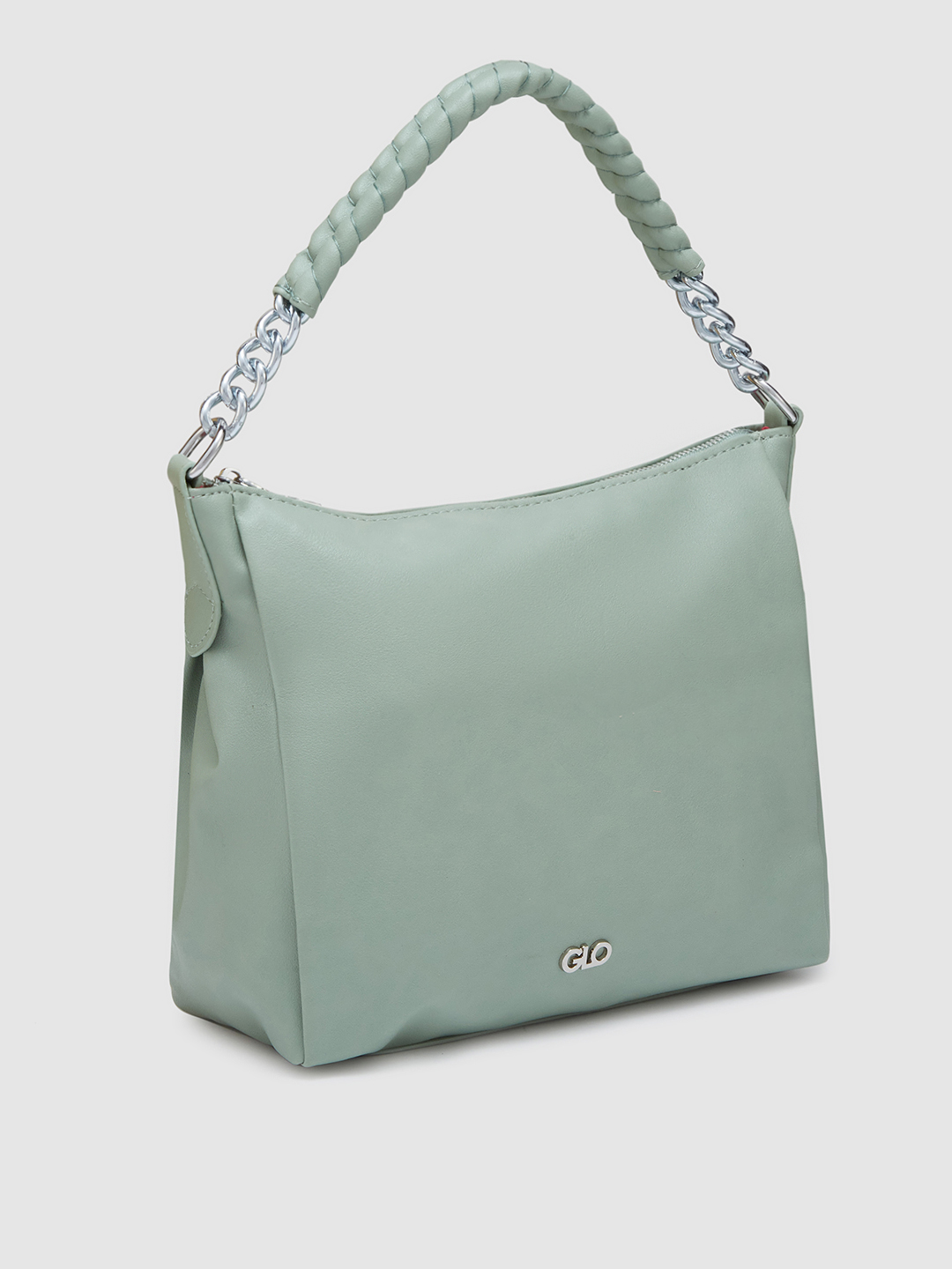 Globus Women Mint Green Solid Casual Hobo Bag