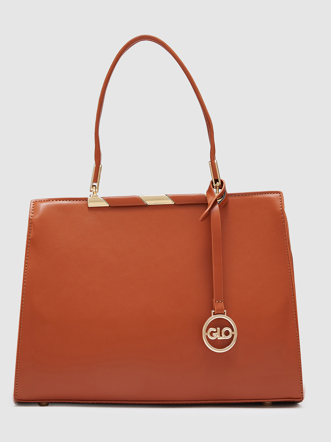 Globus Women Tan Solid Casual Handheld Bag