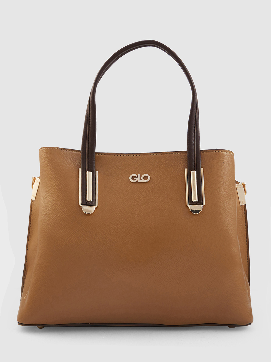 Globus women Tan Solid Smart Casual Handheld Bag
