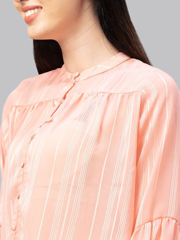 Globus Peach Striped Top