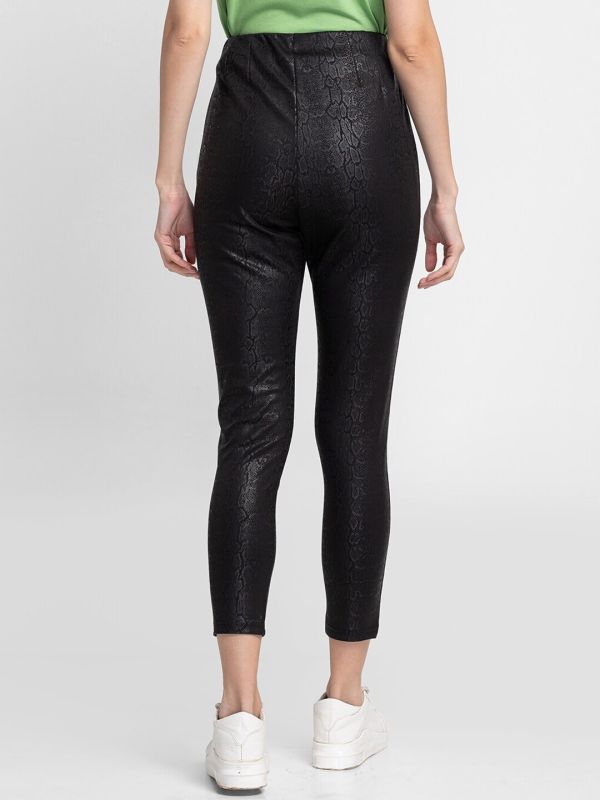 Globus Black Skinny Fit Trousers