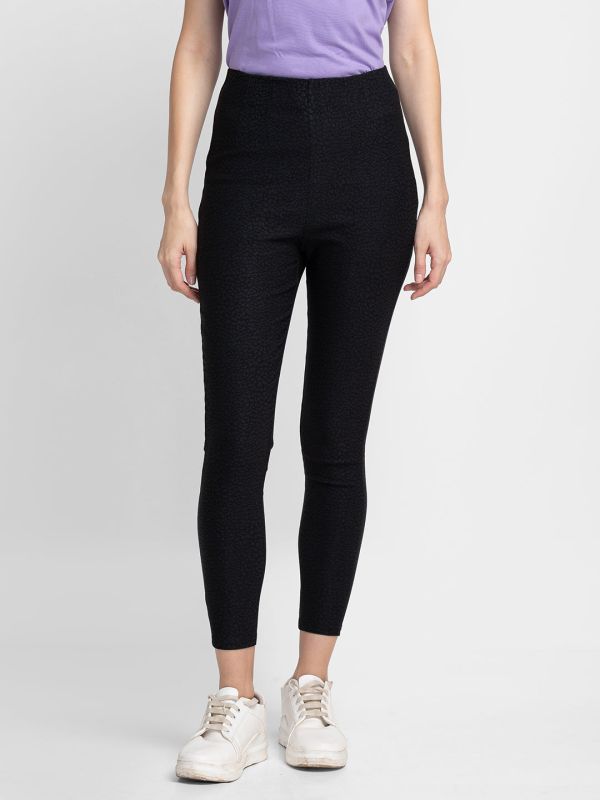 Globus Black Skinny Fit Trousers