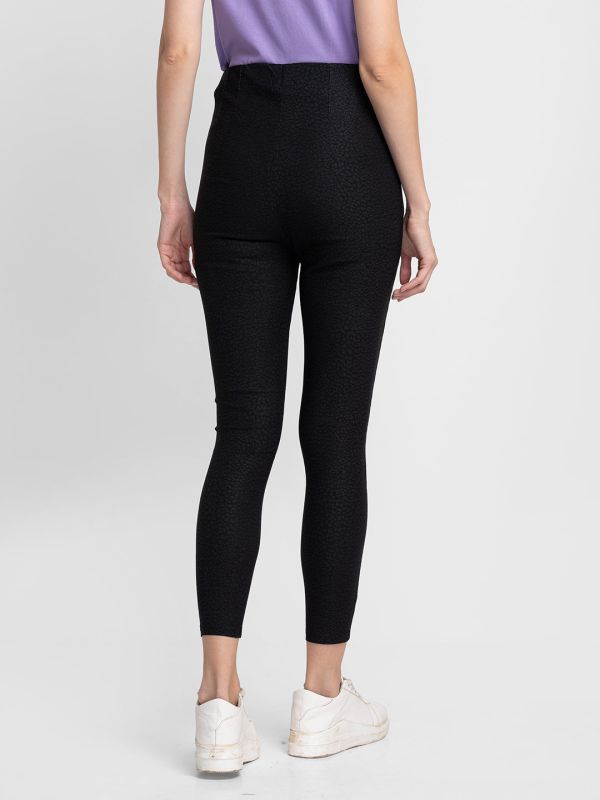 Globus Black Skinny Fit Trousers