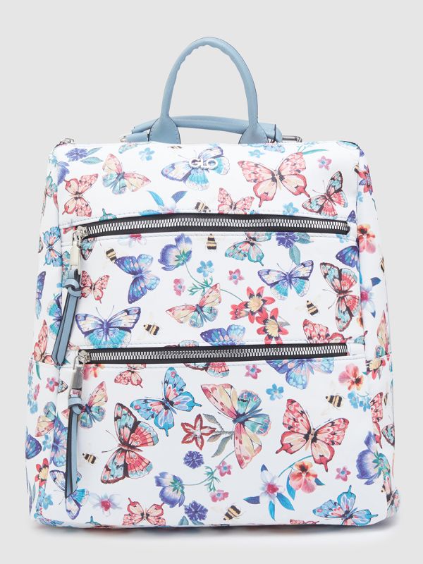 Globus Women Multi Print Smart Casual Backpack