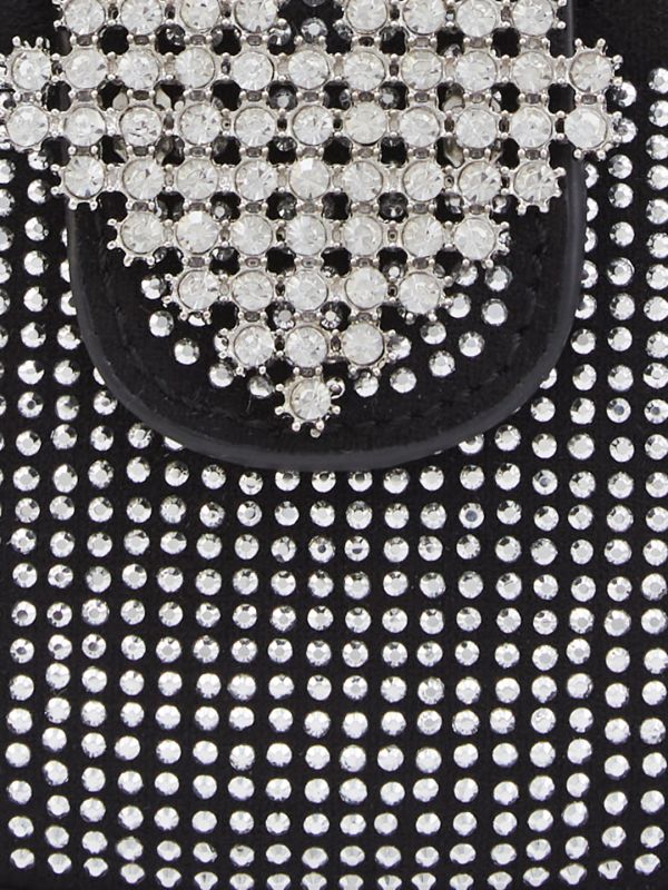 Globus Women Black Embellished Party Sling Bag