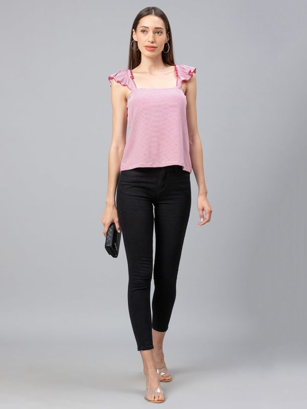 Globus Pink Striped Top