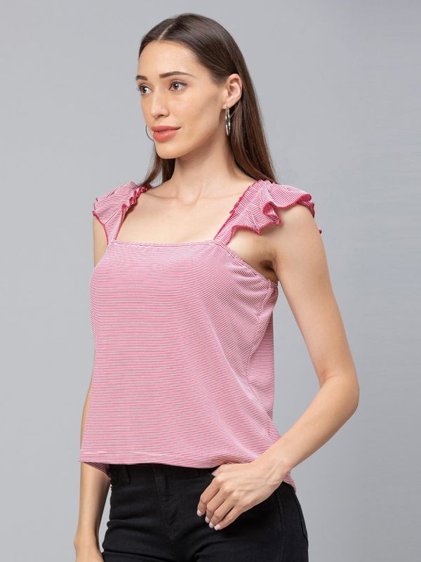 Globus Pink Striped Top