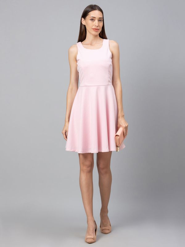 Globus Pink Solid Dress