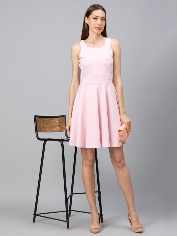 Globus Pink Solid Dress