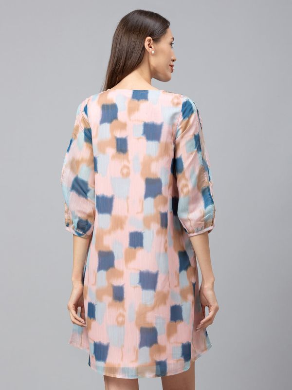 Globus Pink Printed Dress