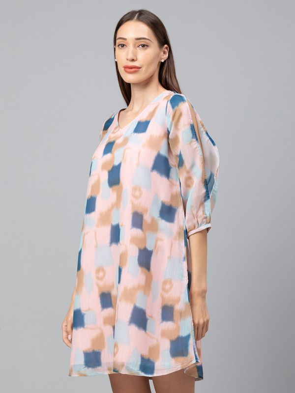 Globus Pink Printed Dress