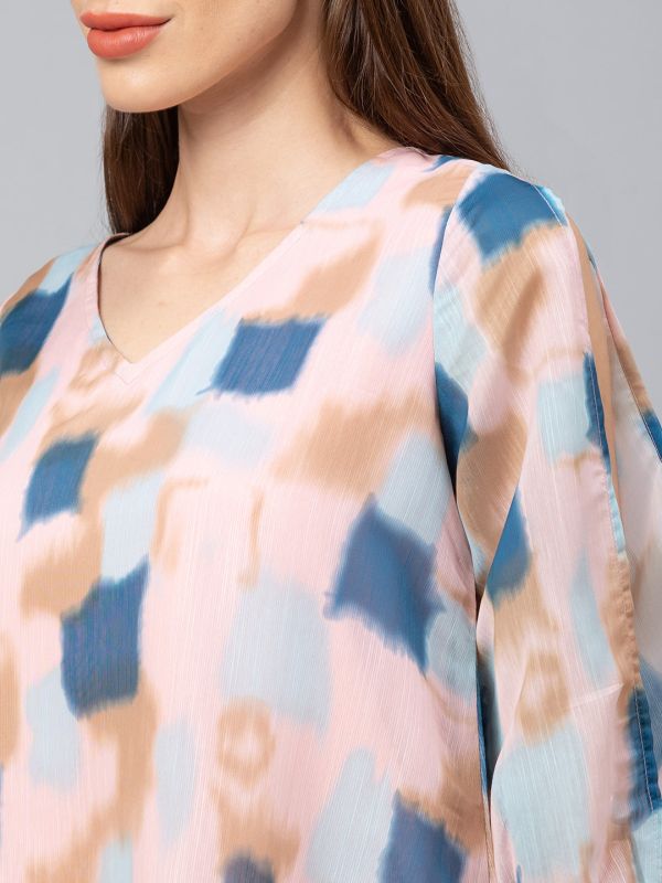 Globus Pink Printed Dress