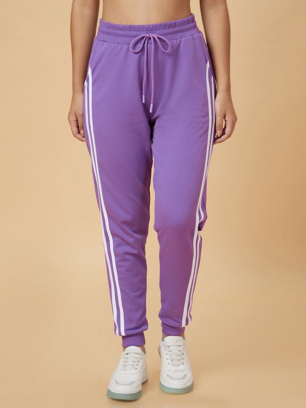 Globus Women Purple Regular Fit Jogger