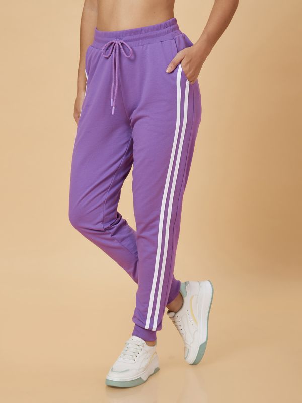 Globus Women Purple Regular Fit Jogger