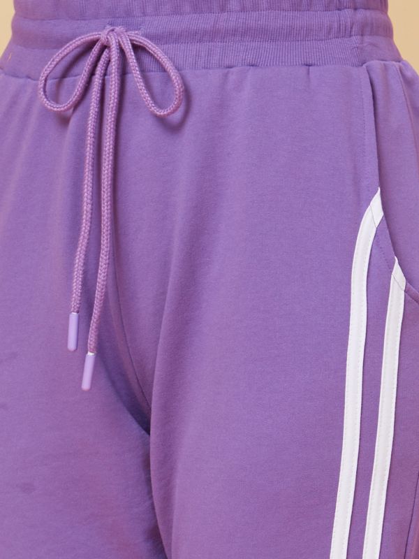 Globus Women Purple Regular Fit Jogger