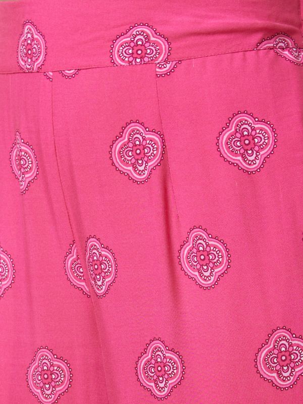 Globus Women Pink Wide Leg Palazzo