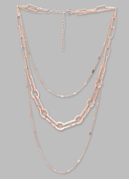 Globus Women Rose Gold-Plated Minimal Necklace