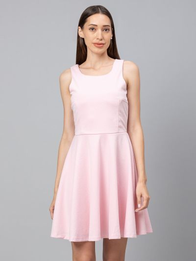 Globus Pink Solid Dress