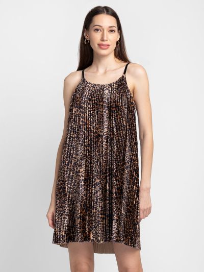 Globus Multi Brown Printed Dress