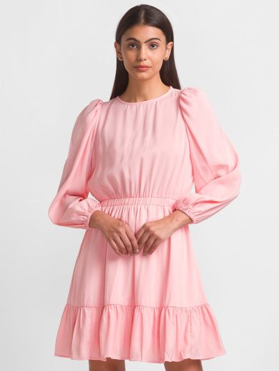 Globus Pink Solid Dress