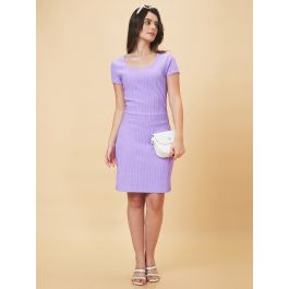 lavender knee length dress Light Purple Tulle Knee Length Short Prom Dress, Cute Lavender Homecoming Dress