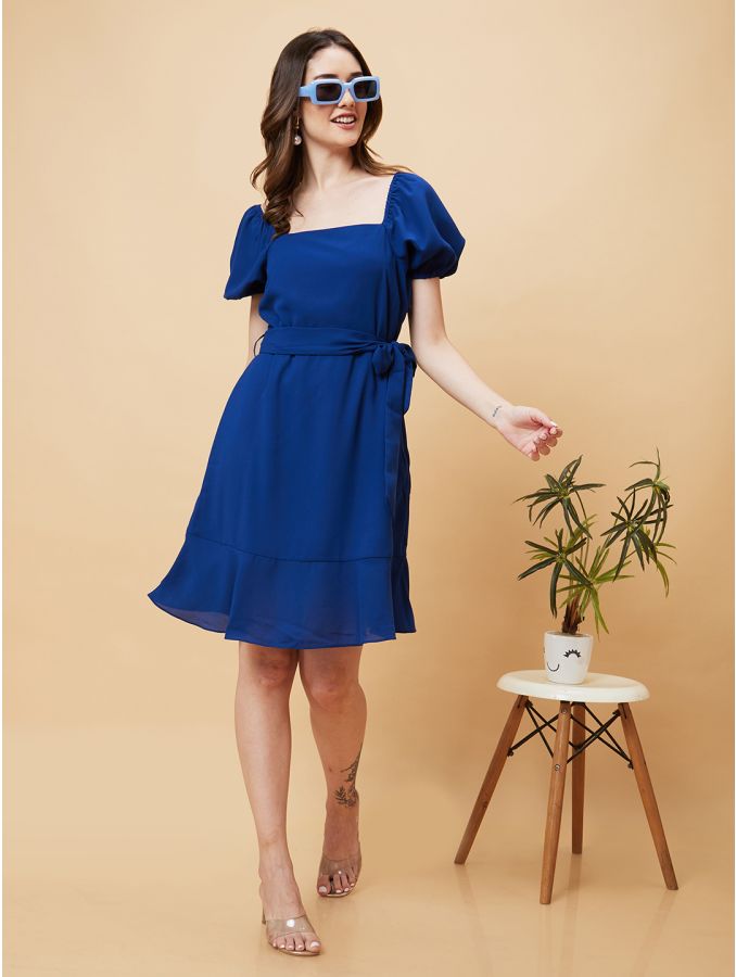 PHOENIX 24 | LACE-UP LINEN DRESS ( tie-dye version) – Linennaive