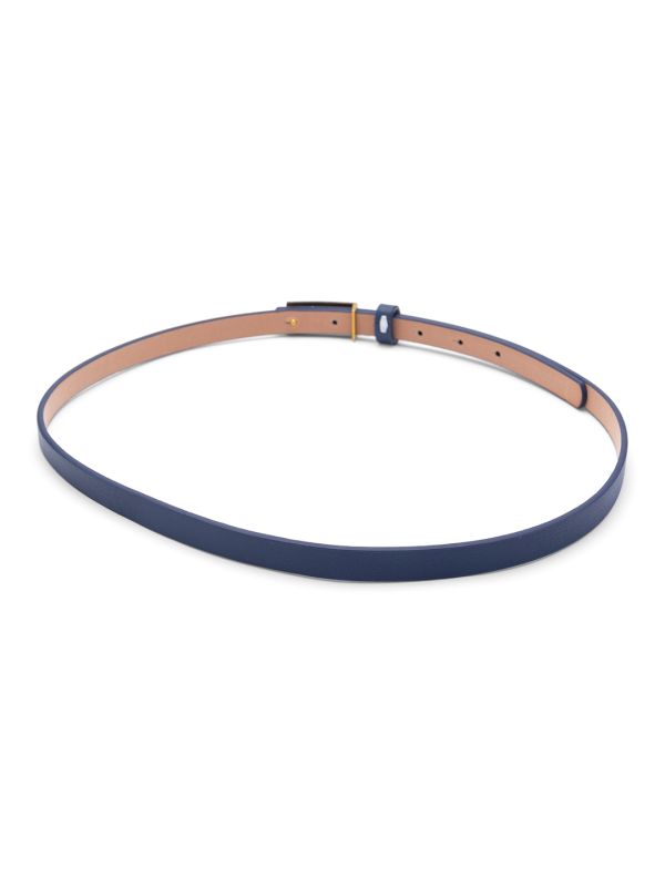 Globus Women Navy Blue Solid Slim Fashion Belt