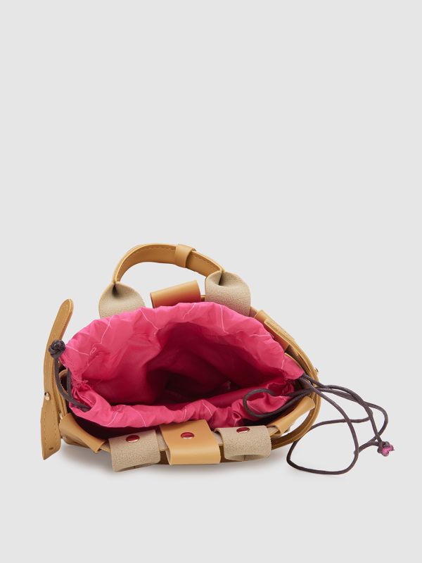 Globus Women Self Design Vegan Leather Sling Bag