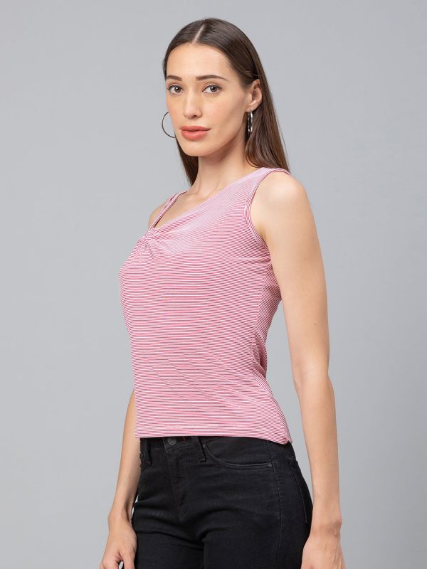 Globus Pink Striped Top